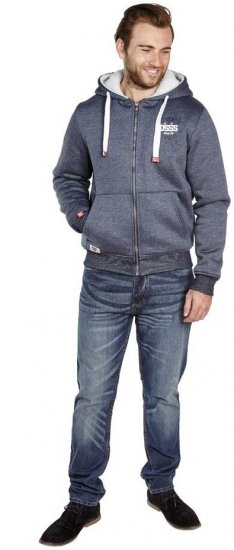 D555 Halbert Fur Lined Hood Full Zipper - Sviitrid ja dressipluusid - Meeste suured kapuutsiga jakid suurustes 2XL – 14XL
