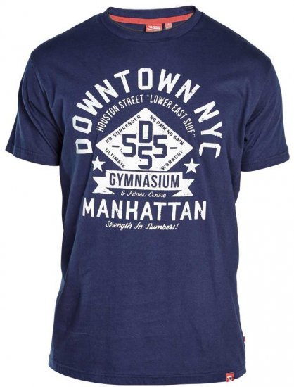 D555 TRUMAN Long Sleeve Shirt & T-shirt Combo - Särgid - Meeste suured särgid 2XL – 8XL