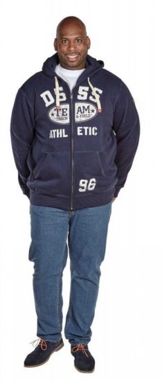 D555 JOASH Team Athletic Hoody - Sviitrid ja dressipluusid - Meeste suured kapuutsiga jakid suurustes 2XL – 14XL
