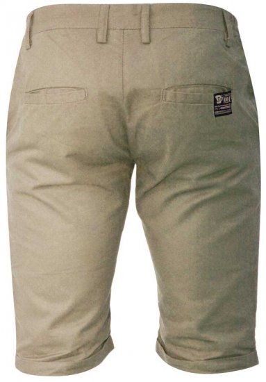 D555 PANAMA Chino Short With Side Elasticated Waist Khaki - Lühikesed püksid - Lühikesed Püksid suured suurused: W40-W60