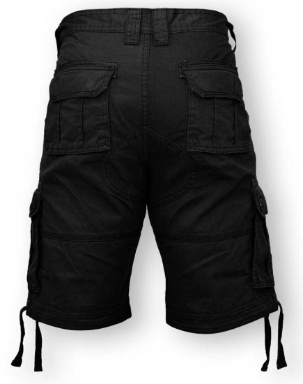D555 Jarrod Cargo Short Black - Lühikesed püksid - Lühikesed Püksid suured suurused: W40-W60