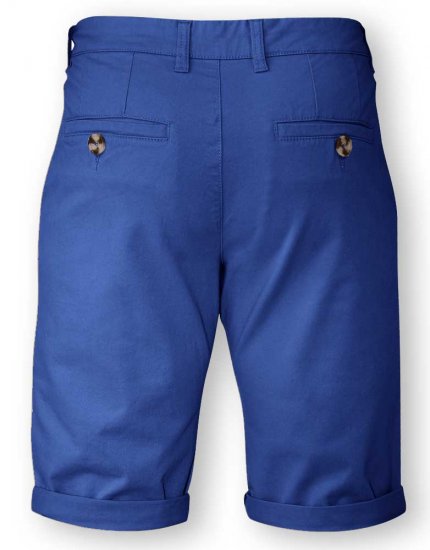 D555 COLTEN Stretch Cotton Chino Shorts Blue - Lühikesed püksid - Lühikesed Püksid suured suurused: W40-W60