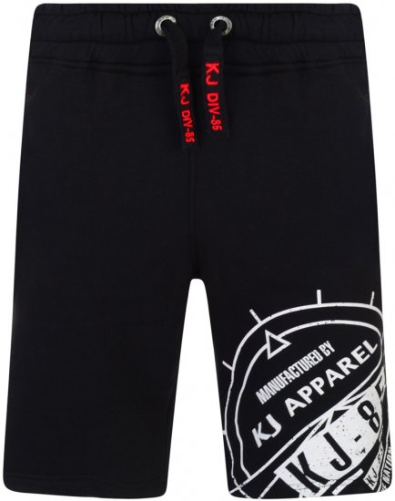 Kam Jeans 302 Fashion Sweat Shorts Black - Dressipüksid ja -šortsid - Spordipüksid ja Lühikesed Spordipüksid