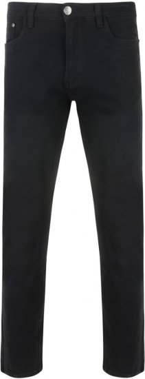Kam Jeans Alba 5-pocket Stretch Chinos Black - Teksad ja Püksid - Meeste suured teksad W40 – W70