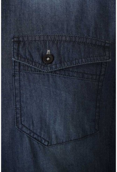 D555 Tobias LS Vintage Denim Shirt - Särgid - Meeste suured särgid 2XL – 8XL