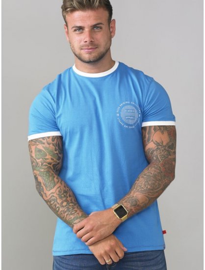 D555 Otis T-shirt Blue - T-särgid - Suured T-särgid 2XL – 14XL