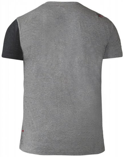 D555 Authentic T-shirt Grey - T-särgid - Suured T-särgid 2XL – 14XL
