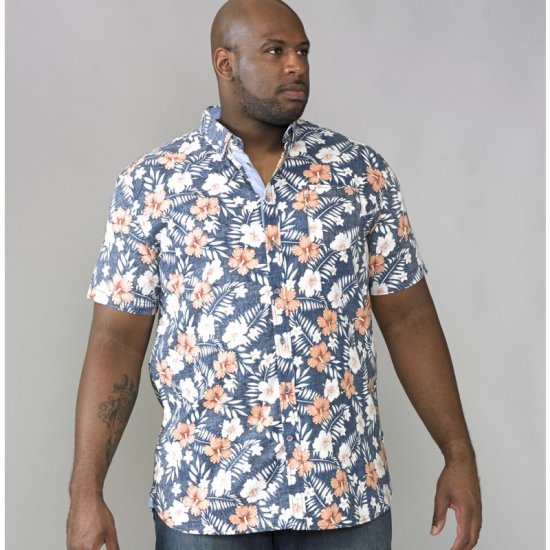 D555 Huxley Hawaii Shirt - Särgid - Meeste suured särgid 2XL – 8XL