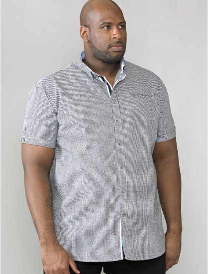 D555 Skyler Short Sleeve Shirt - Särgid - Meeste suured särgid 2XL – 8XL