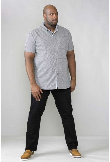 D555 Skyler Short Sleeve Shirt - Särgid - Meeste suured särgid 2XL – 8XL