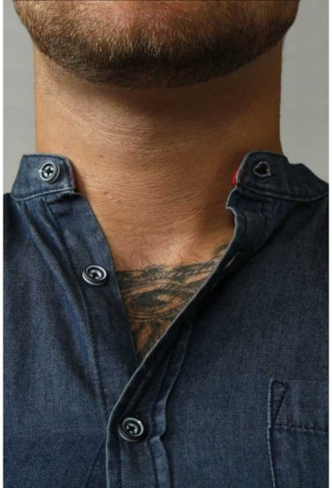 D555 Astra Short Sleeve Denim Shirt - Särgid - Meeste suured särgid 2XL – 8XL