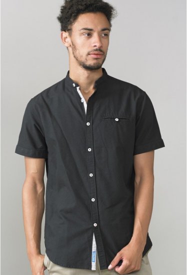 D555 Dwight Short Sleeve Shirt Black - Särgid - Meeste suured särgid 2XL – 8XL