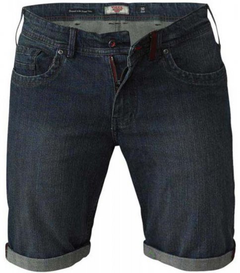D555 Arix Denim Stretch Shorts - Lühikesed püksid - Lühikesed Püksid suured suurused: W40-W60