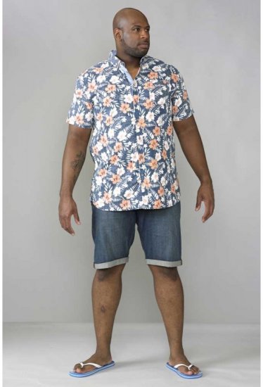 D555 Arix Denim Stretch Shorts - Lühikesed püksid - Lühikesed Püksid suured suurused: W40-W60