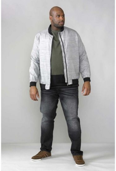 D555 Lou Bomber Jacket Grey - Jakid ja joped - Joped, suured suurused: 2XL – 12XL