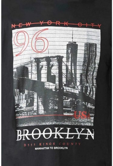 D555 Cain T-shirt Black - T-särgid - Suured T-särgid 2XL – 14XL