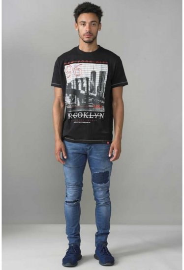 D555 Cain T-shirt Black - T-särgid - Suured T-särgid 2XL – 14XL