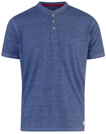 D555 Daniel Grandad T-shirt Denim - T-särgid - Suured T-särgid 2XL – 14XL