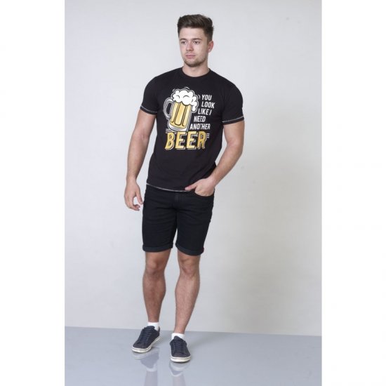 D555 Murray T-shirt Black - T-särgid - Suured T-särgid 2XL – 14XL