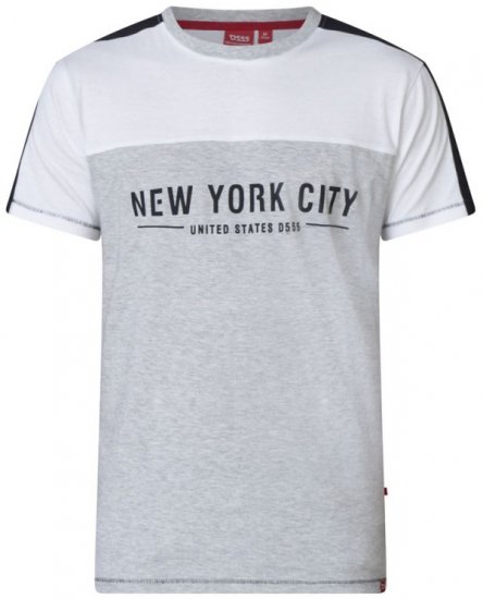 D555 Alvester T-shirt Grey - T-särgid - Suured T-särgid 2XL – 14XL