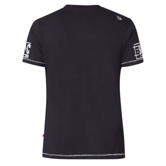 D555 Ethan T-shirt Black - T-särgid - Suured T-särgid 2XL – 14XL