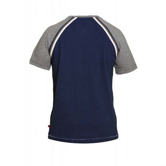 D555 Ashburn T-shirt Navy - T-särgid - Suured T-särgid 2XL – 14XL