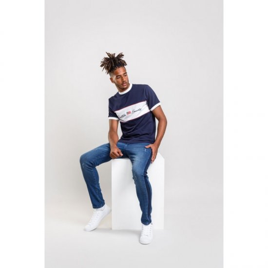 D555 Cullen T-shirt Navy - T-särgid - Suured T-särgid 2XL – 14XL