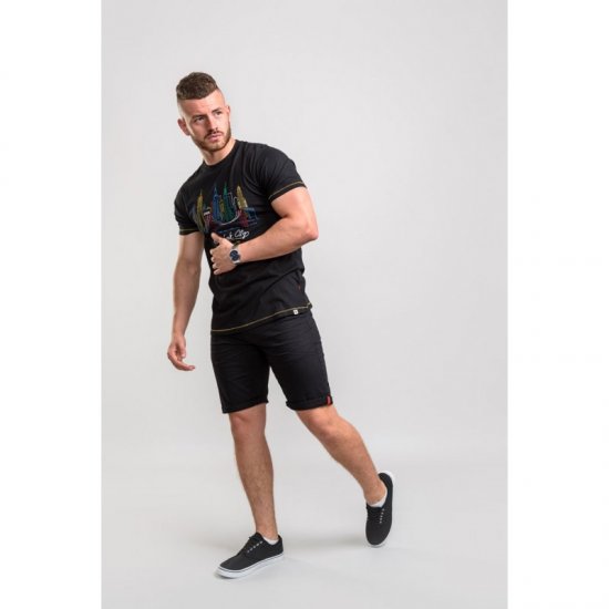 D555 Shelby T-shirt Black - T-särgid - Suured T-särgid 2XL – 14XL