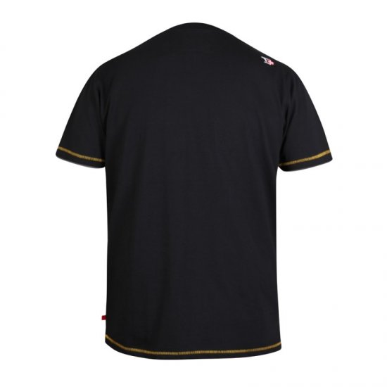 D555 Shelby T-shirt Black - T-särgid - Suured T-särgid 2XL – 14XL