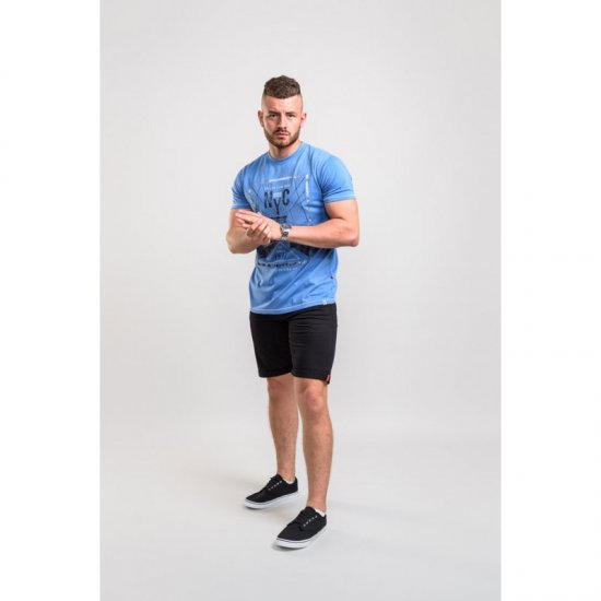 D555 Monty T-shirt Blue - T-särgid - Suured T-särgid 2XL – 14XL