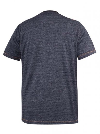 D555 Cairns Navy Fine Stripe Colorado Printed T-Shirt - T-särgid - Suured T-särgid 2XL – 14XL