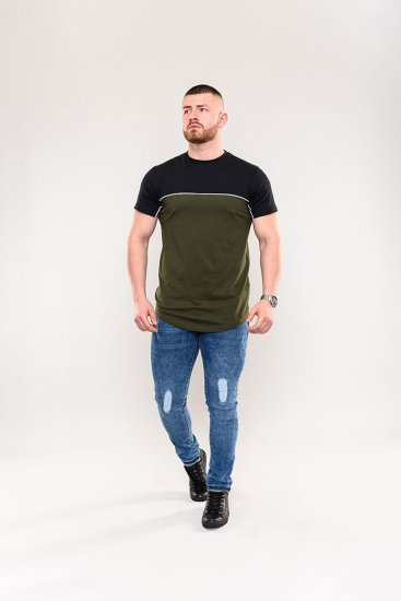 D555 Buckland Couture Cut And Sew Curved Hem T-Shirt - T-särgid - Suured T-särgid 2XL – 14XL