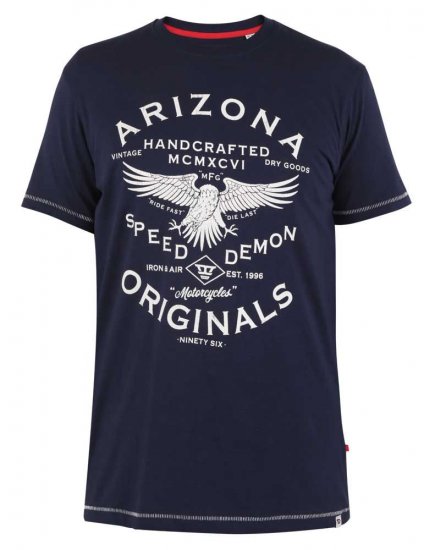 D555 Ashburton Printed T-Shirt - T-särgid - Suured T-särgid 2XL – 14XL