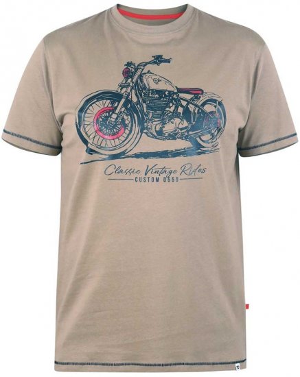 D555 RAMSGATE Printed T-Shirt - T-särgid - Suured T-särgid 2XL – 14XL
