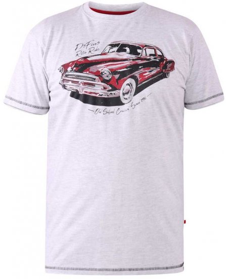 D555 LOUGHTON Old School Car T-Shirt - T-särgid - Suured T-särgid 2XL – 14XL