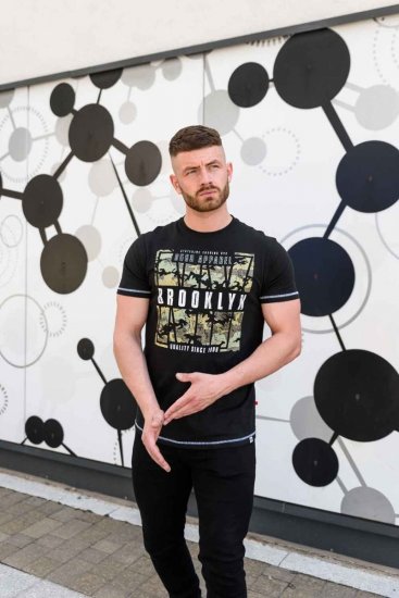 D555 BRICKET Camo Brooklyn T-Shirt - T-särgid - Suured T-särgid 2XL – 14XL