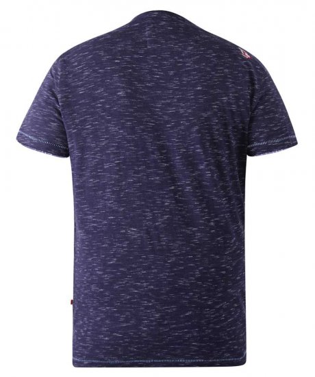D555 Warner Guitar Printed T-Shirt Navy - T-särgid - Suured T-särgid 2XL – 14XL