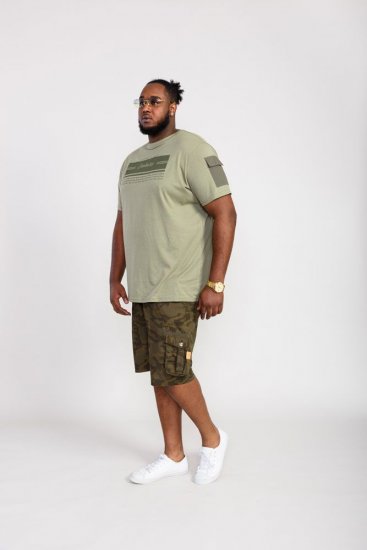 D555 Yarwell Printed T-Shirt With Sleeve Pocket - T-särgid - Suured T-särgid 2XL – 14XL