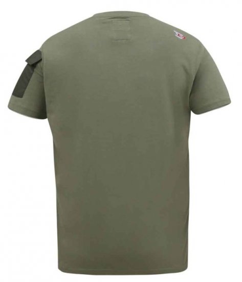 D555 Yarwell Printed T-Shirt With Sleeve Pocket - T-särgid - Suured T-särgid 2XL – 14XL