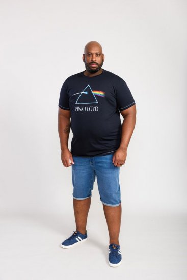 D555 Eclipse Official Pink Floyd Printed Crew Neck T-Shirt - T-särgid - Suured T-särgid 2XL – 14XL