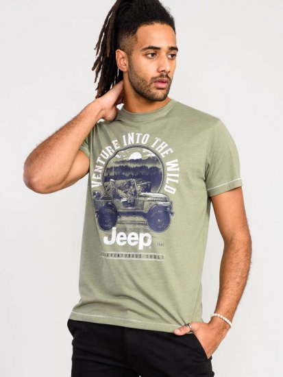 D555 Hibbert Official Jeep Printed T-Shirt - T-särgid - Suured T-särgid 2XL – 14XL