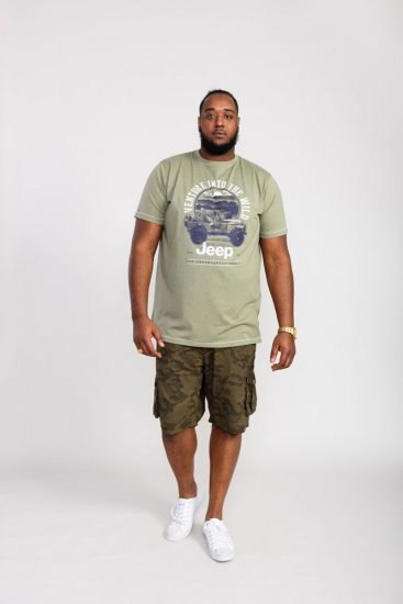 D555 Hibbert Official Jeep Printed T-Shirt - T-särgid - Suured T-särgid 2XL – 14XL