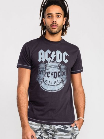 D555 Highway Official AC/DC Hells Bells Printed T- Shirt - T-särgid - Suured T-särgid 2XL – 14XL