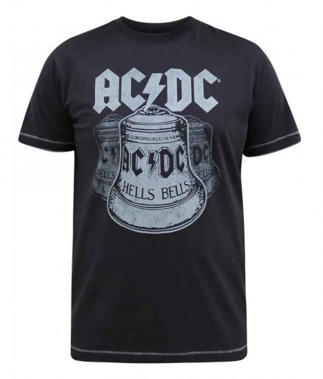 D555 Highway Official AC/DC Hells Bells Printed T- Shirt - T-särgid - Suured T-särgid 2XL – 14XL