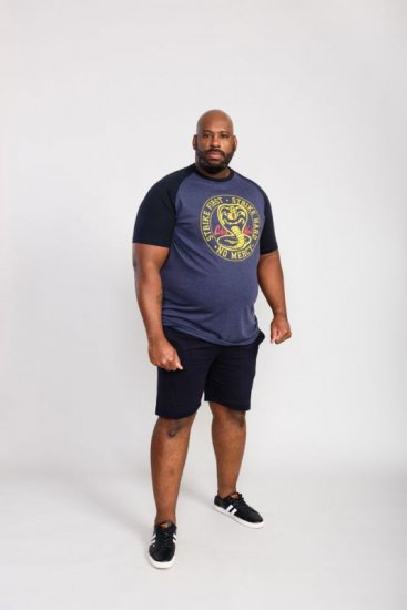 D555 Steeple Official Cobra Kai Printed T-Shirt - T-särgid - Suured T-särgid 2XL – 14XL