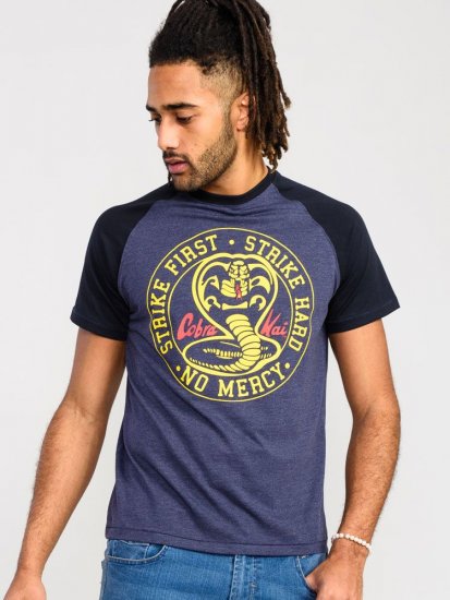 D555 Steeple Official Cobra Kai Printed T-Shirt - T-särgid - Suured T-särgid 2XL – 14XL