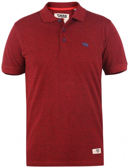 D555 WINCHESTER Red Polo Shirt - Polosärgid - Meeste suured polosärgid 2XL – 8XL