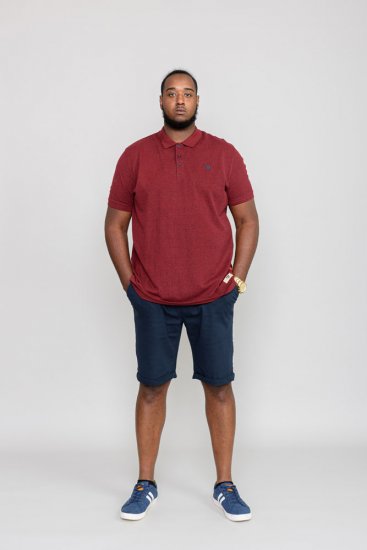 D555 WINCHESTER Red Polo Shirt - Polosärgid - Meeste suured polosärgid 2XL – 8XL