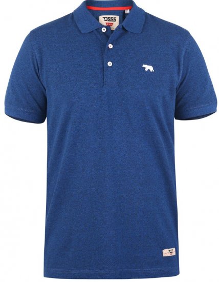 D555 WINCHESTER Blue Polo Shirt - Polosärgid - Meeste suured polosärgid 2XL – 8XL