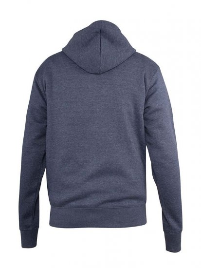 D555 Orchid Chest Printed Zip Through Hoody Denim Blue - Sviitrid ja dressipluusid - Meeste suured kapuutsiga jakid suurustes 2XL – 14XL